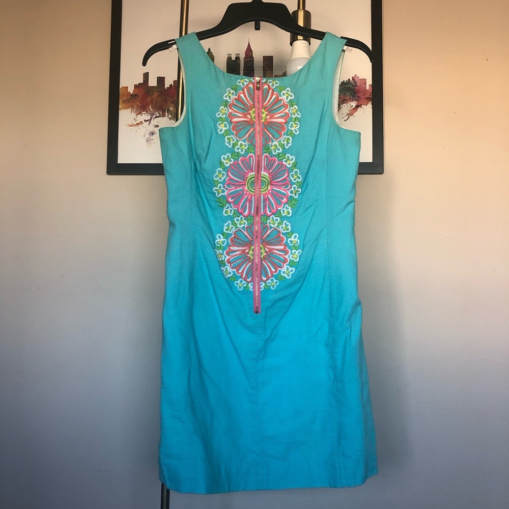 Lily Pulitzer Embroidered Shift Dress - Picture 2 of 3